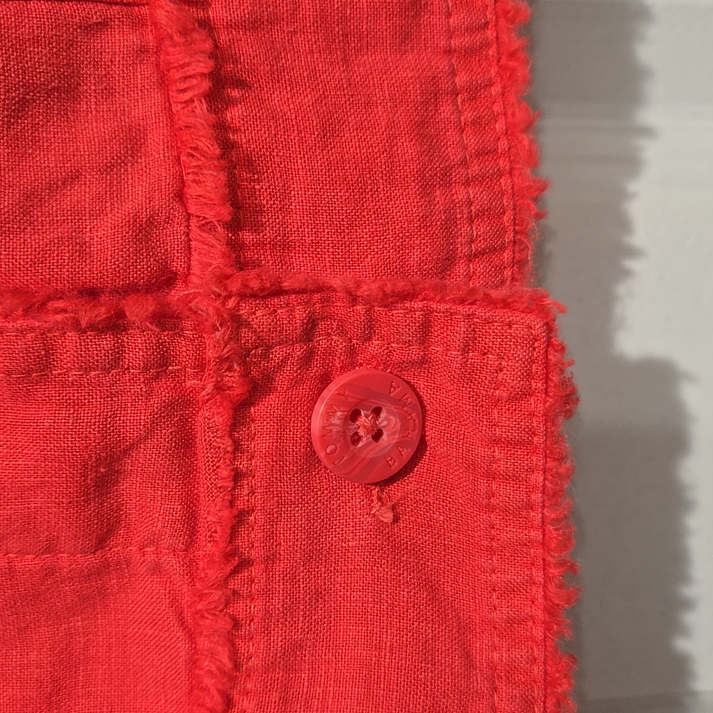 TOMMY BAHAMA TWO PALMS LINEN RAW EDGE JACKET PARADISE PINK SMALL - Picture 7 of 15